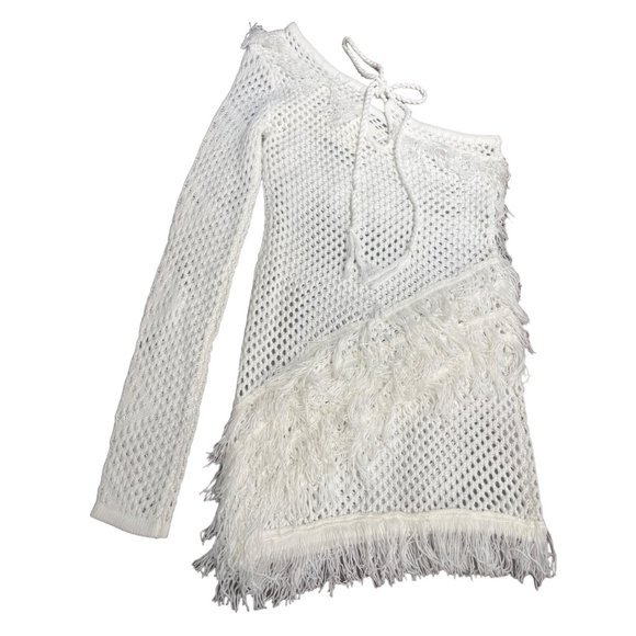 Tularosa Peek A Boo Dress in White XSmall New Womens Swim Cover up - Picture 7 of 16